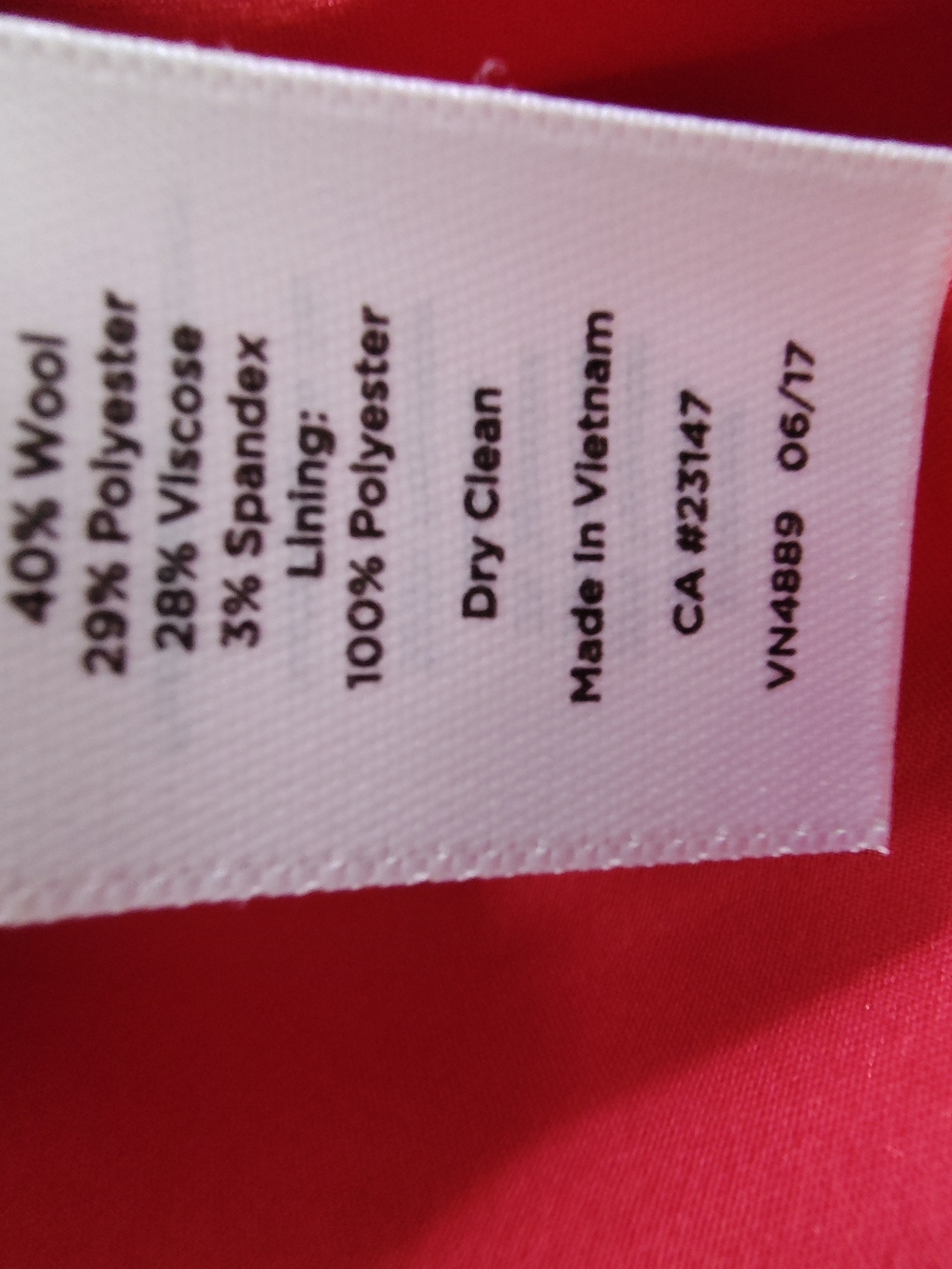 Talbots Red Plaid A-Line Skirt with Scalloped Hem - Picture 6 of 6